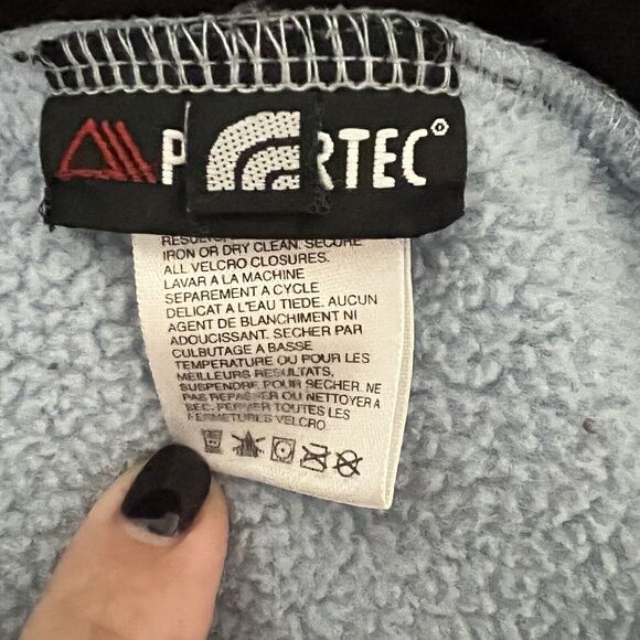 The North Face Womens Denali Polartec Fleece Zip Jacket Blue/Gray Size Medium - Picture 9 of 14